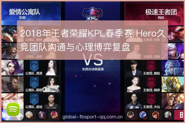 2018年王者荣耀KPL春季赛 Hero久竞团队沟通与心理博弈复盘 2018年王者荣耀KPL春季赛 Hero久竞团队沟通与心理博弈复盘